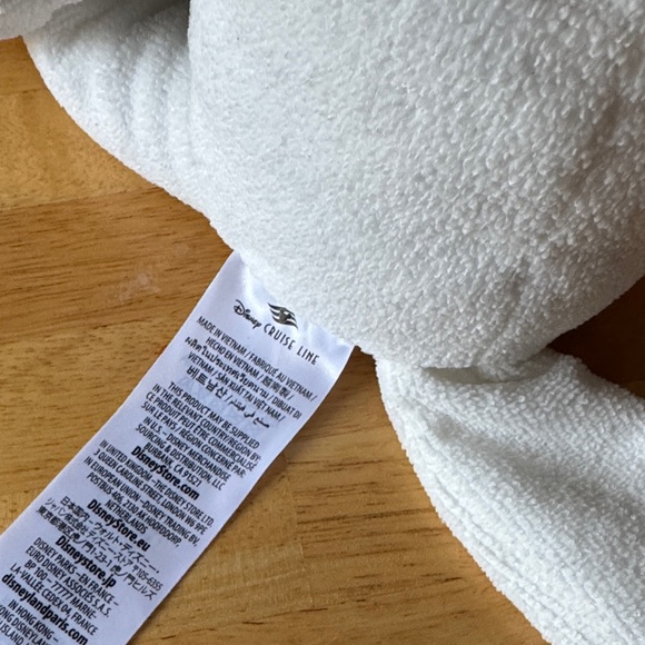 Disney Cruise Line Evie Towel Animal Plush with Mickey Ears - Picture 6 of 8